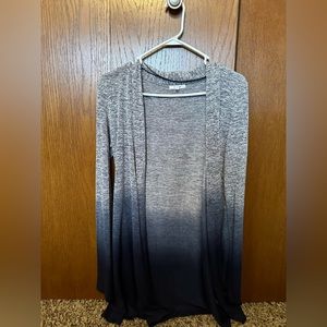 Maurices S blue ombré cardigan